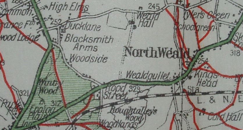 Geographia Ramblers Map, without aerodrome